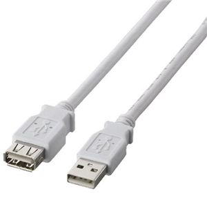 エレコム USB2.0準拠 延長ケーブル Aタイプ/1.5m(ホワイト) U2C-E15WH