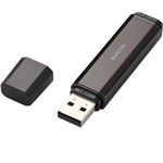 エレコム USBフラッシュ/NU 2nd/4GB/PASSセキュリティ機能付/ブラック MF-NU2A08GBK