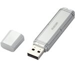 エレコム USBフラッシュ/NU 2nd/8GB/PASSセキュリティ機能付/シルバー MF-NU2A08GSV