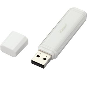 エレコム USBフラッシュ/NU 2nd/8GB/PASSセキュリティ機能付/ホワイト MF-NU2A08GWH