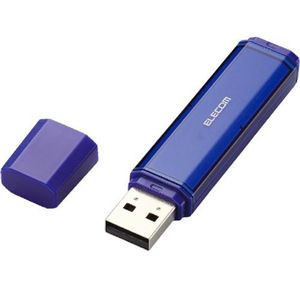 エレコム USBフラッシュ/NU 2nd/16GB/PASSセキュリティ機能付/ブルー MF-NU2A16GBU
