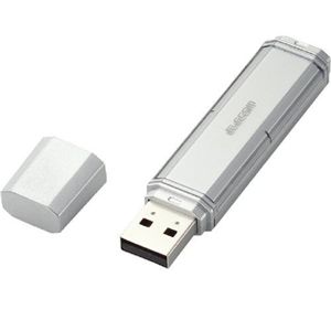 エレコム USBフラッシュ/NU 2nd/16GB/PASSセキュリティ機能付/シルバー MF-NU2A16GSV