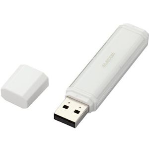 エレコム USBフラッシュ/NU 2nd/16GB/PASSセキュリティ機能付/ホワイト MF-NU2A16GWH