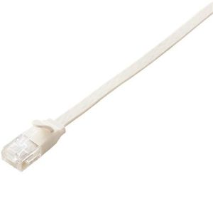 エレコム CAT6A準拠 GigabitフラットLANケーブル 15m(アイボリー) LD-GFA/BE15
