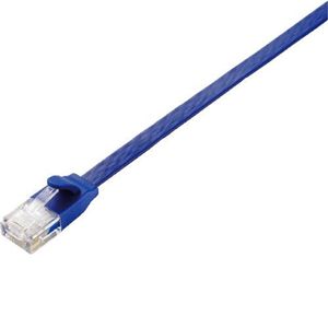 エレコム CAT6A準拠 GigabitフラットLANケーブル 10m(ブルー) LD-GFA/BM10