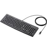 エレコム USB接続 3mロングケーブルフルキーボード TK-FCM009BK