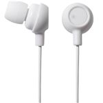 エレコム カナルタイプヘッドフォン(ホワイト) EHP-IN10WH