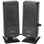 エレコム マルチメディアスピーカ USB電源タイプ/0.5W(ブラック) MS-UP201BK
