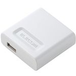 エレコム iPod 2009/AC充電器/USB/ホワイト AVA-ACUWH