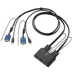 エレコム パソコン切換器/USB接続/KVM/BOX型/2ポート KVM-BU2