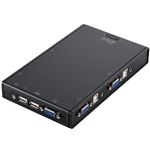 エレコム パソコン切換器/USB接続/KVM/BOX型/4ポート KVM-BU4