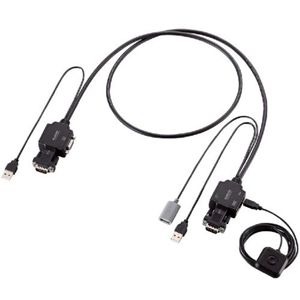 エレコム パソコン切換器/USB接続/KVM・USB/ケーブル型 KVMP-CUN