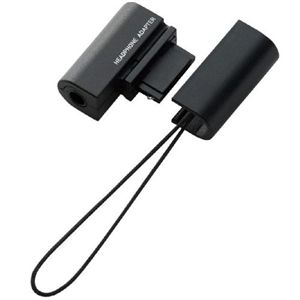 エレコム 携帯電話用変換アダプタ/FOMA<=>φ3.5mm/ブラック MPA-CA1/00BK