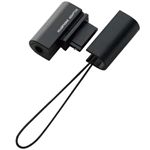 エレコム 携帯電話用変換アダプタ/FOMA<=>φ3.5mm/ブラック MPA-CA1/00BK