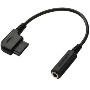 エレコム 携帯電話用変換ケーブル/FOMA<=>φ3.5mm/8cm/ブラック MPA-CA2BK