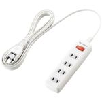 エレコム 省エネタップ/一括スイッチ/4個口/3m(ホワイト) T-E01-2430WH