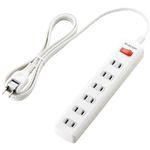 エレコム 省エネタップ/一括スイッチ/6個口/2m(ホワイト) T-E01-2620WH