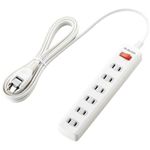 エレコム 省エネタップ/一括スイッチ/6個口/3m(ホワイト) T-E01-2630WH
