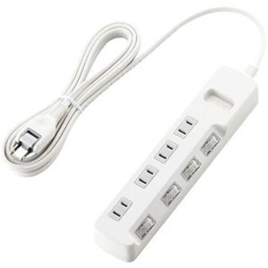 エレコム 省エネタップ/個別スイッチ/4個口/3m(ホワイト) T-E02-2430WH