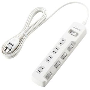 エレコム 省エネタップ/一括&個別スイッチ/4個口/3m(ホワイト) T-E03-2430WH