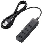エレコム 雷ガードタップ/スイッチ無/4個口/2.5m(ブラック) T-K01-2425BK