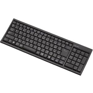 エレコム Bluetooth 103配列 フルキーボード/パンタグラフ方式/スタンダードサイズ(ブラック) TK-FBP014BK