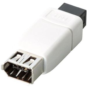エレコム コネクタ変換アダプタ/IEEE1394/6pin-9pin AD-IE6FT9M