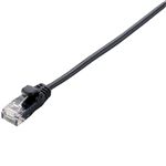 エレコム LANケーブル/CAT6/極細/5m/ブラック LD-GPS/BK5