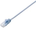 エレコム LANケーブル/CAT6/極細/5m/ブルー LD-GPS/BU5