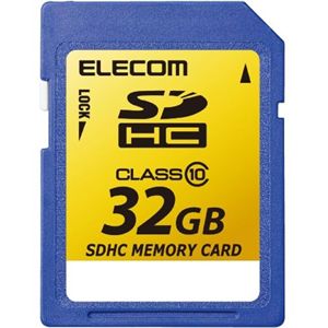 エレコム SDHCメモリーカード クラス10/32GB MF-FSDH32GC10
