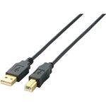 エレコム USB2.0ケーブル/A-Bタイプ/ノーマル/0.7m/ブラック U2C-B07BK