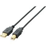 エレコム USB2.0ケーブル/A-Bタイプ/ノーマル/2m/ブラック U2C-B20BK