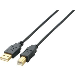 エレコム USB2.0ケーブル/A-Bタイプ/ノーマル/5m/ブラック U2C-B50BK