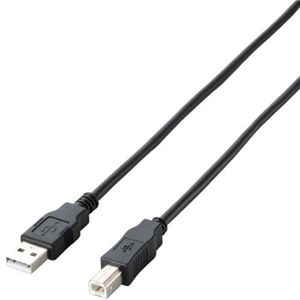 エレコム エコUSB2.0ケーブル/A-Bタイプ/エコ/5m/ブラック U2C-JB50BK