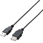 エレコム エコUSB2.0延長ケーブル/A-Aメスタイプ/エコ/3m/ブラック U2C-JE30BK