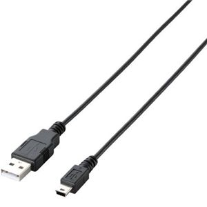 エレコム エコUSB2.0ケーブル/A-miniBタイプ/エコ/3m/ブラック U2C-JM30BK