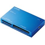 エレコム メモリリーダライタ/SDXC対応/SD+MS+CF+XD+SM+他対応/ブルー MR-A003BU