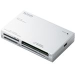 エレコム メモリリーダライタ/SDXC対応/SD+MS+CF+XD+SM+他対応/シルバー MR-A003SV
