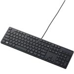 エレコム アイソレーションフルキーボード/108キー/ブラック TK-FCM015BK