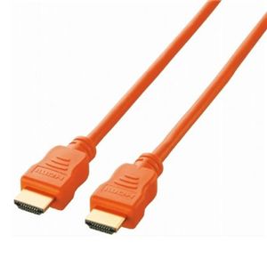 エレコム ゲーム用HDMIケーブル (タイプA・19ピン)-(タイプA・19ピン) 1.0m オレンジ DH-GMHD14E10DR