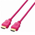 エレコム ゲーム用HDMIケーブル (タイプA・19ピン)-(タイプA・19ピン) 1.0m ピンク DH-GMHD14E10PN