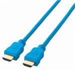 エレコム ゲーム用HDMIケーブル (タイプA・19ピン)-(タイプA・19ピン) 1.5m ブルー DH-GMHD14E15BU
