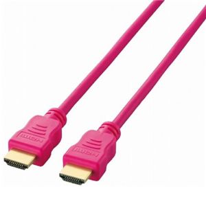 エレコム ゲーム用HDMIケーブル (タイプA・19ピン)-(タイプA・19ピン) 1.5m ピンク DH-GMHD14E15PN