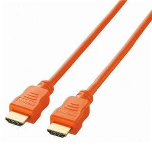 エレコム ゲーム用HDMIケーブル (タイプA・19ピン)-(タイプA・19ピン) 2.0m オレンジ DH-GMHD14E20DR