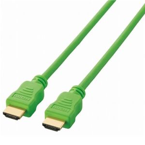 エレコム ゲーム用HDMIケーブル (タイプA・19ピン)-(タイプA・19ピン) 2.0m グリーン DH-GMHD14E20GN