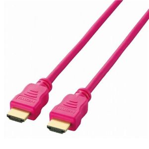 エレコム ゲーム用HDMIケーブル (タイプA・19ピン)-(タイプA・19ピン) 2.0m ピンク DH-GMHD14E20PN