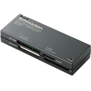 エレコム ケーブル収納46+2メディア対応カードリーダ ブラック MR-C23BK