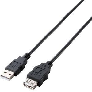 エレコム ゲーム用USB延長ケーブル (Aオス-Aメス) 3.0m ブラック U2C-GME30BK