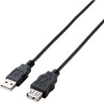 エレコム ゲーム用USB延長ケーブル (Aオス-Aメス) 3.0m ブラック U2C-GME30BK