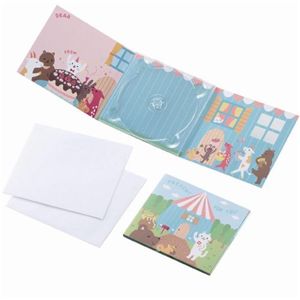 エレコム CD/DVD/Blu-ray ペーパーギフトケース/アニマル CCD-GFCD1